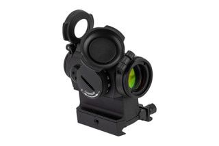 Aimpoint red dot optic with mount, black.